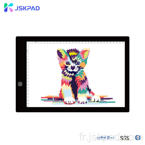 JSKPAD Portable A4 Slim LED Acrylique Lumière Pad